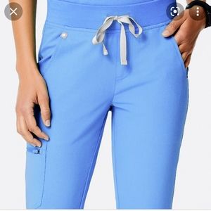 Figs ceil blue Zamora joggers (petite)